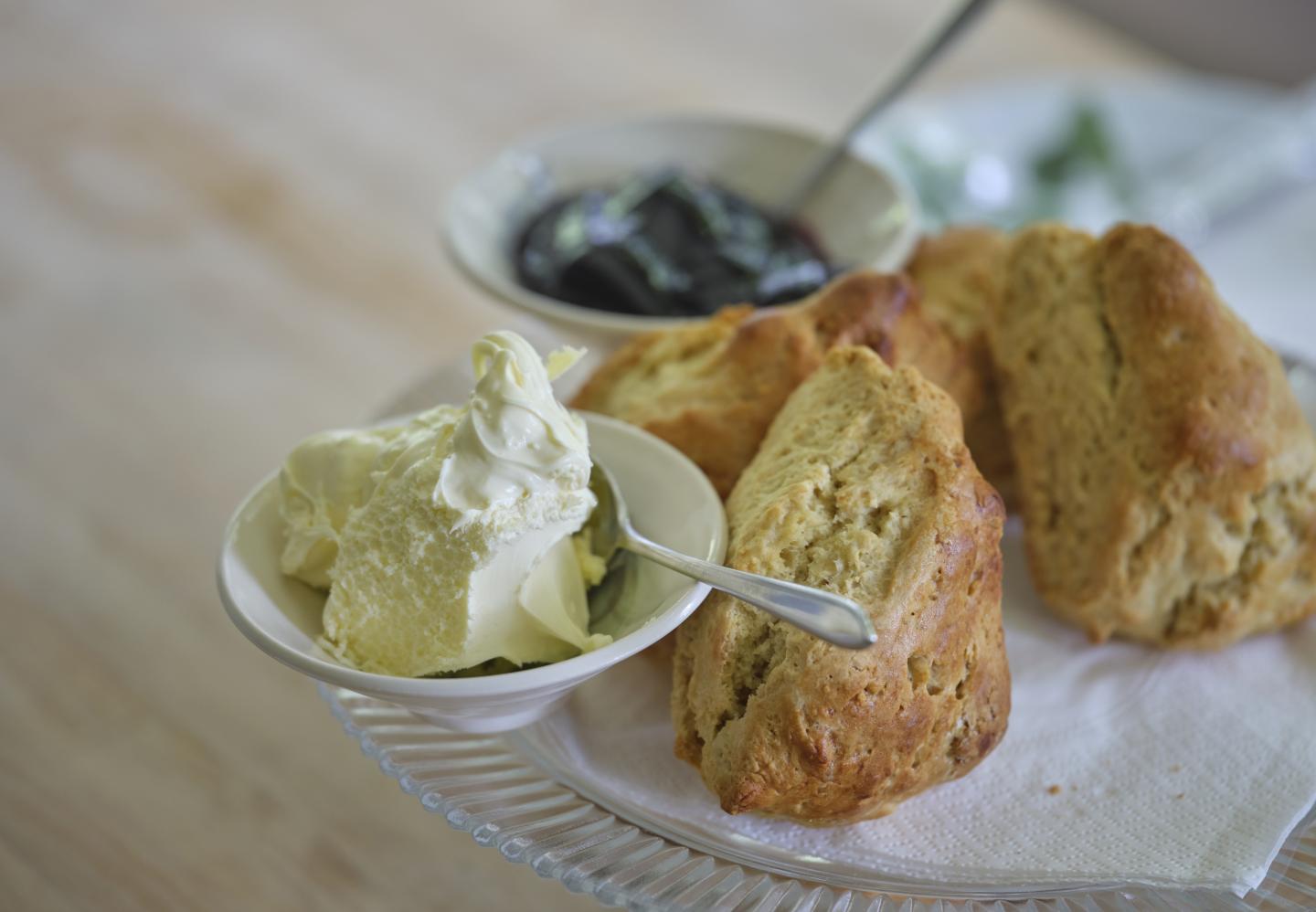 Cream Tea at Knapp House, Devon