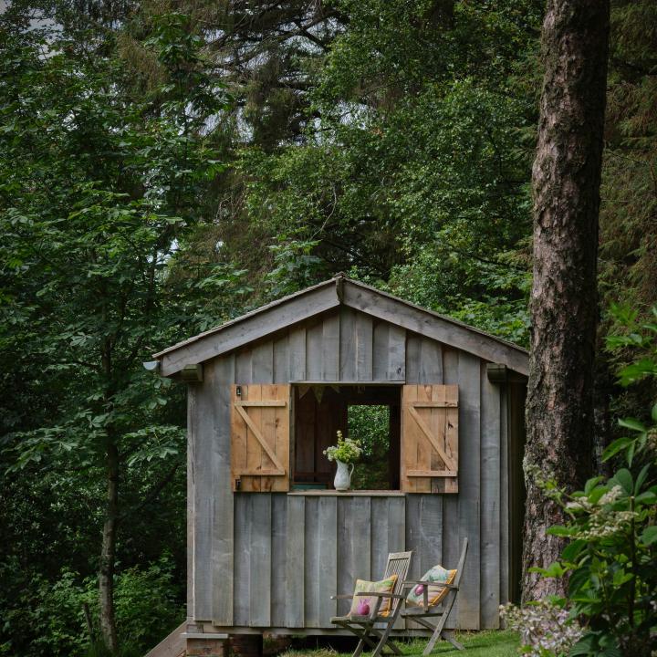 Gardens at Knapp House Self Catering Lodges in Devon