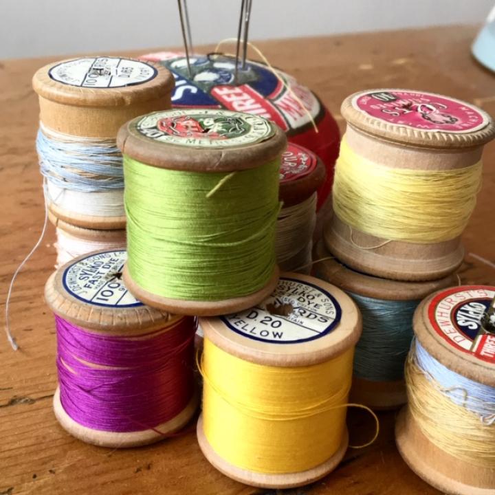 Vintage sewing thread